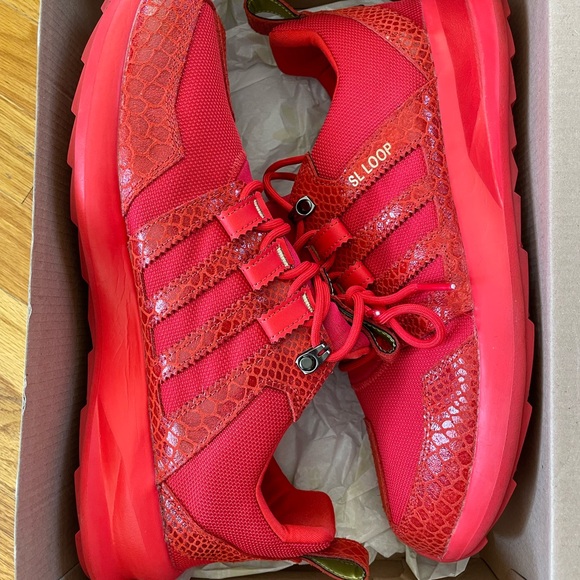Adidas SL Loop Runner TR Red Size 12 - Picture 2 of 7
